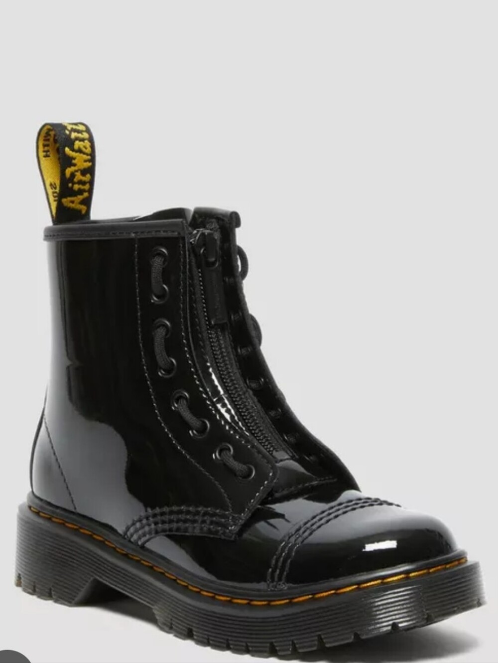Dr. Martens Youth Sinclair Bex Patent Leather Boots Size 3